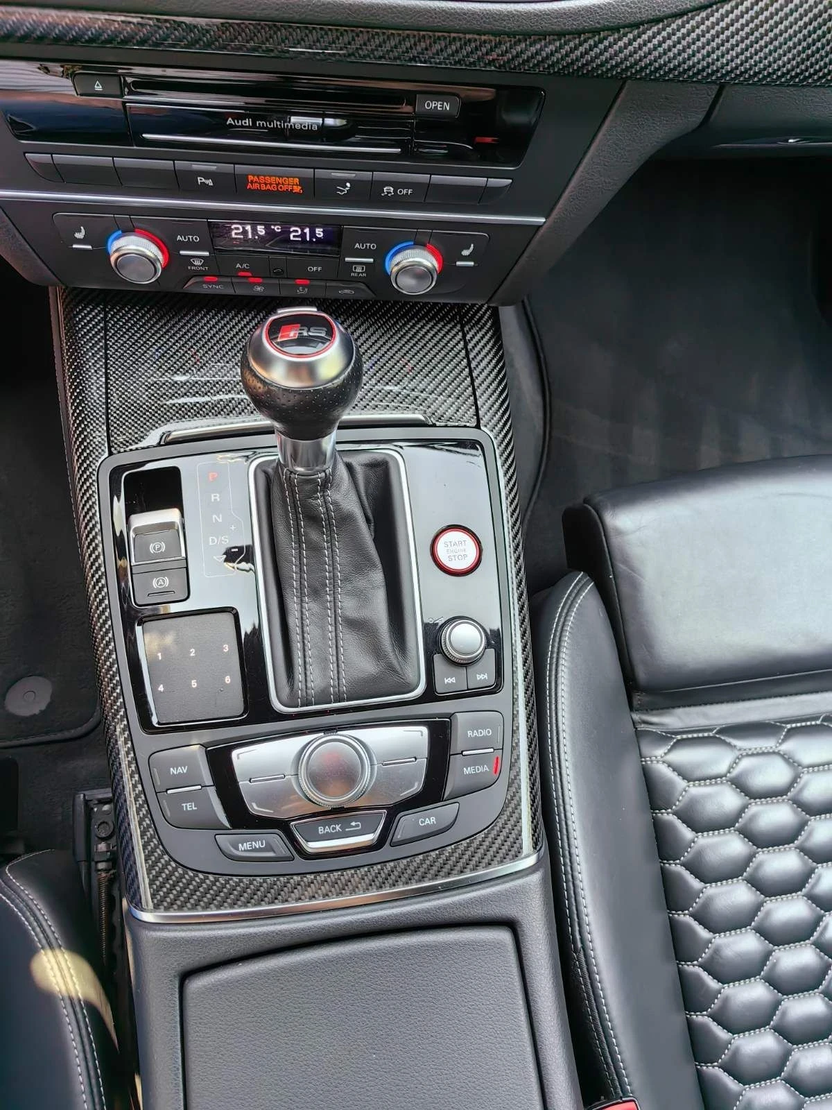 Audi Rs7 Nardo/Head up/ Key less/Soft close, снимка 9 - Автомобили и джипове - 55643184