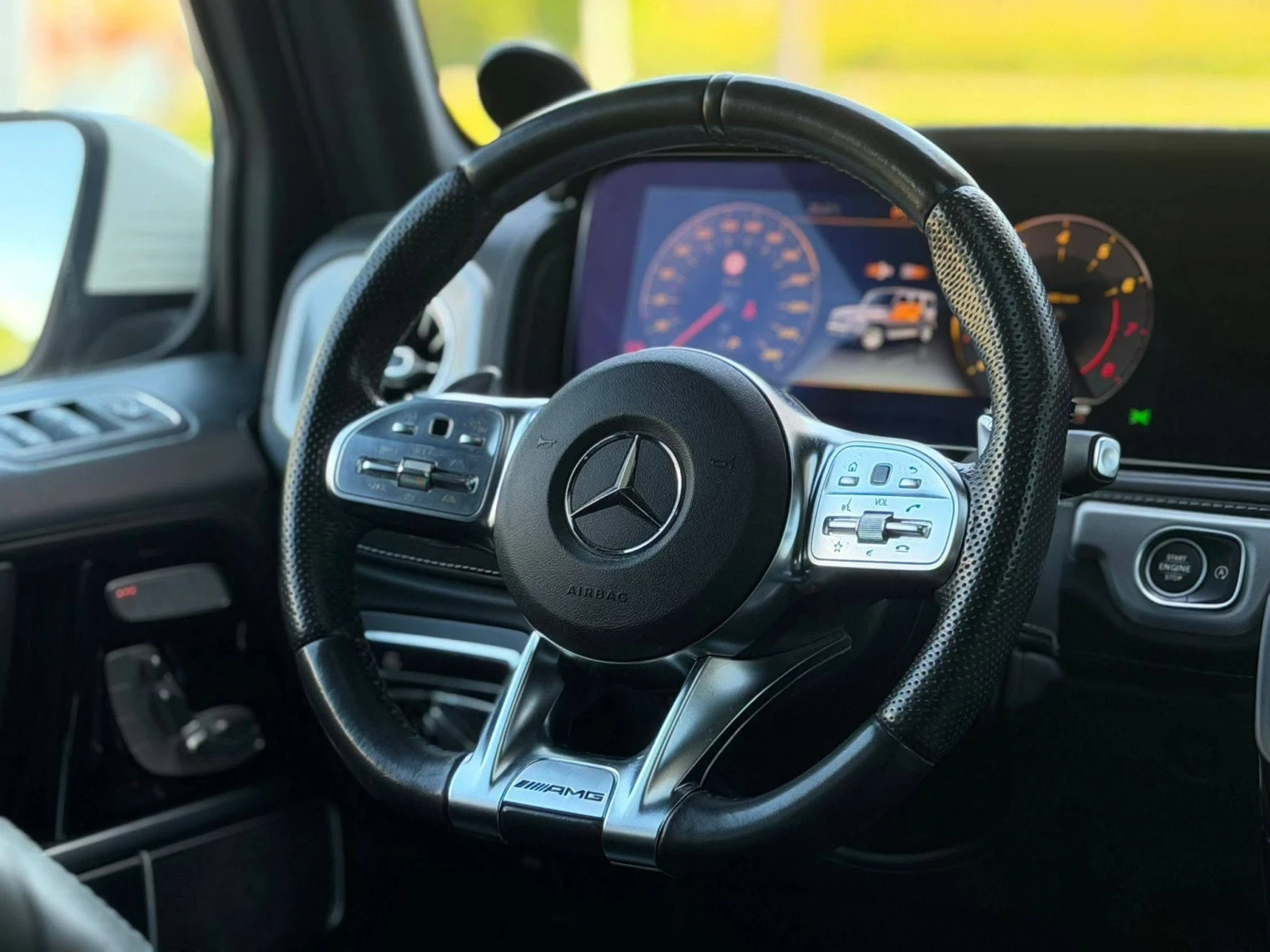 Mercedes-Benz G 500 FULL AMG LINE LED NAVI DESIGNO BURM ЛИЗИНГ 100%, снимка 12 - Автомобили и джипове - 54770788