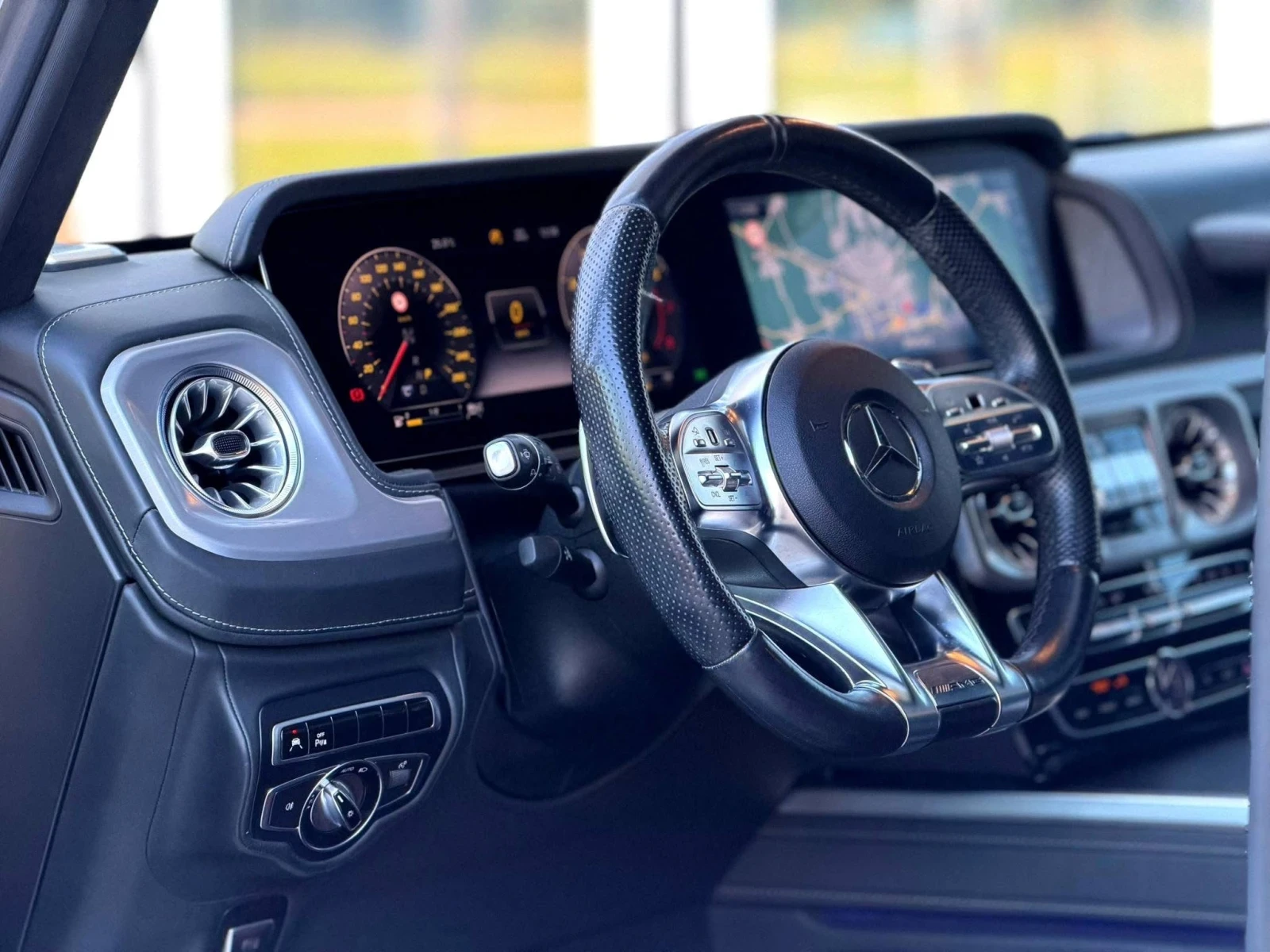 Mercedes-Benz G 500 FULL AMG LINE LED NAVI DESIGNO BURM ЛИЗИНГ 100%, снимка 7 - Автомобили и джипове - 54770788