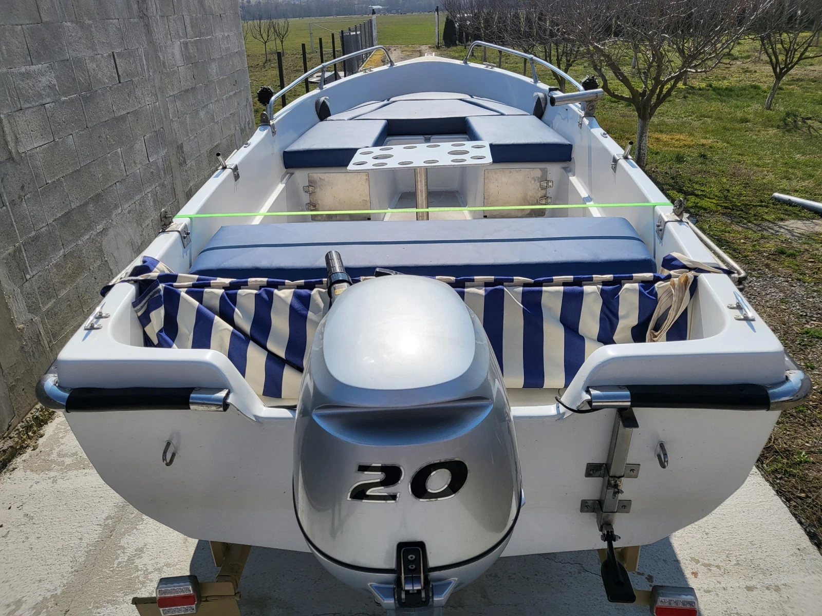 Лодка Fiberglas Technik, снимка 4 - Воден транспорт - 53788182