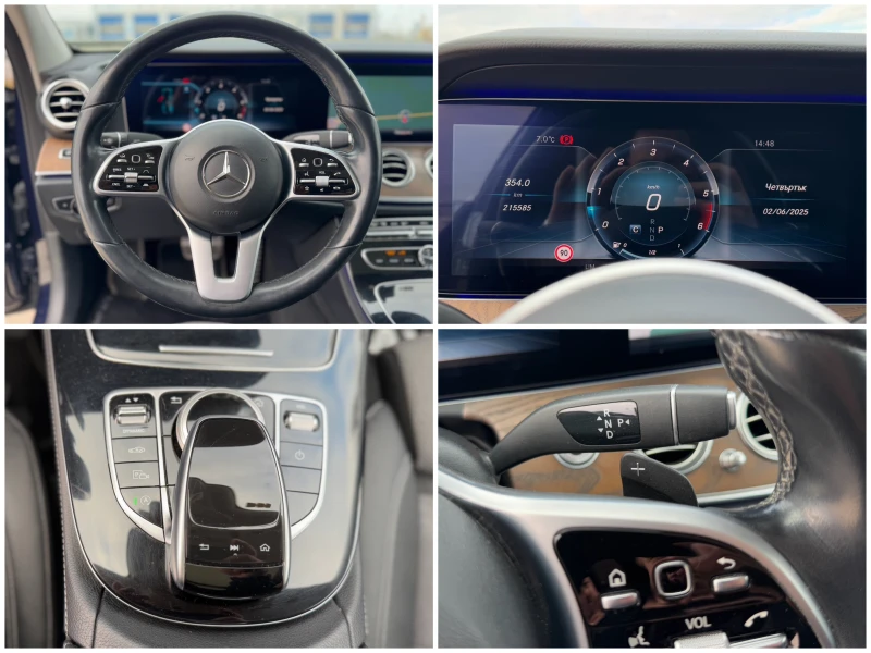 Mercedes-Benz E 400 d= 4MATIC= 9G-TRONIC= AMG= PANORAMA= HUD= 360* КАМ, снимка 16 - Автомобили и джипове - 48999115