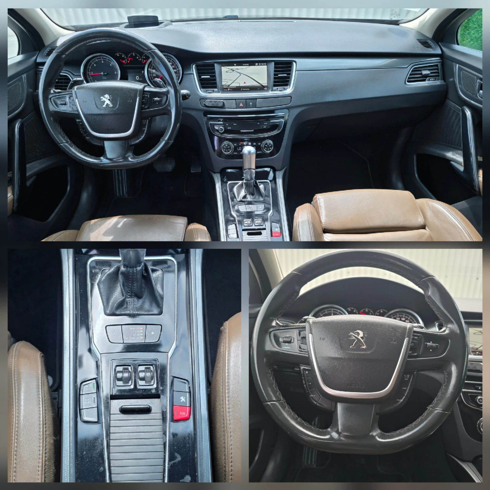Peugeot 508 FACELIFT* 2.0HDI * 180к.с* GT LINE , снимка 9 - Автомобили и джипове - 54755540