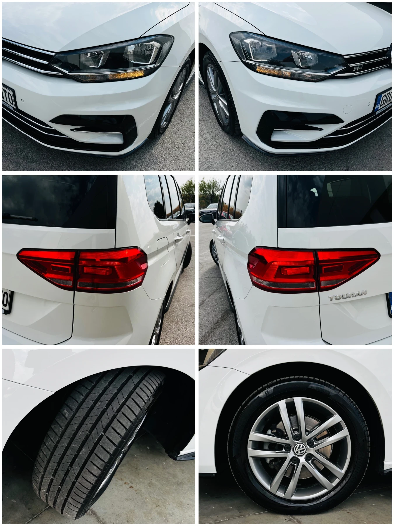 VW Touran 2, 0TDI-150k.c/R Line/6+ 1/DSG/NAVI/ТОП СЪСТОЯНИЕ!, снимка 16 - Автомобили и джипове - 56047232