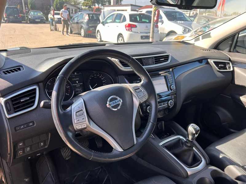 Nissan Qashqai 1.6TDCI PANORAMA/KOJA/NAVI ЛИЗИНГ, снимка 12 - Автомобили и джипове - 47411272