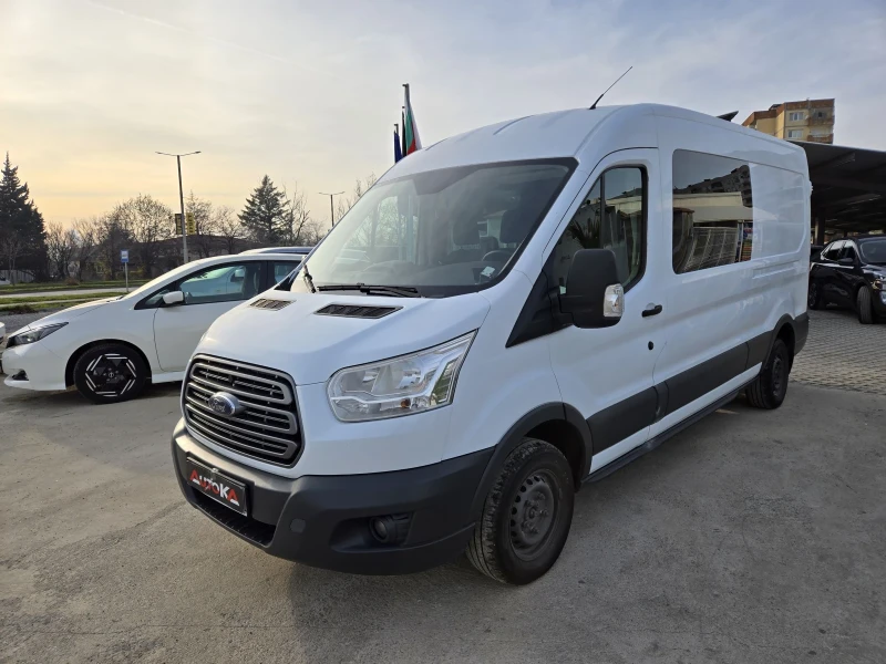 Ford Transit 2.2TDCI-155кс= 9МЕСТА+ ТОВАРНО ОТДЕЛЕНИЕ= КЛИМАТИК, снимка 6 - Бусове и автобуси - 53302559