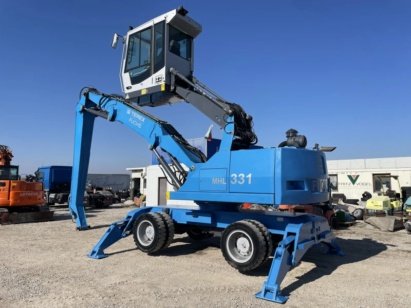 Багер Fuchs MHL 331 МАГНИТЕН ГЕНЕРАТОР, снимка 4 - Индустриална техника - 53383443