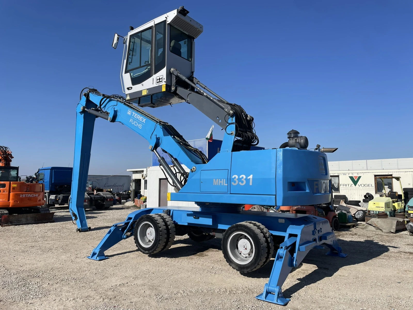 Багер Fuchs MHL 331 МАГНИТЕН ГЕНЕРАТОР - изображение 4