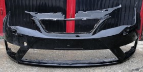 Предна броня за Seat Ibiza FR  2012-2015 година с отвори за пръскалки.