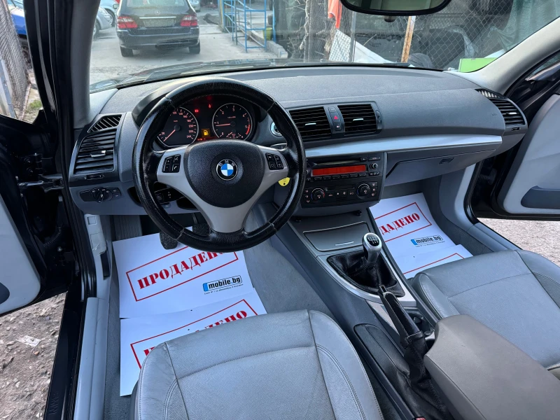 BMW 120 D163 HP 6 SKOROSTI XENON KOJA KLIMA 2007G, снимка 12 - Автомобили и джипове - 49106338