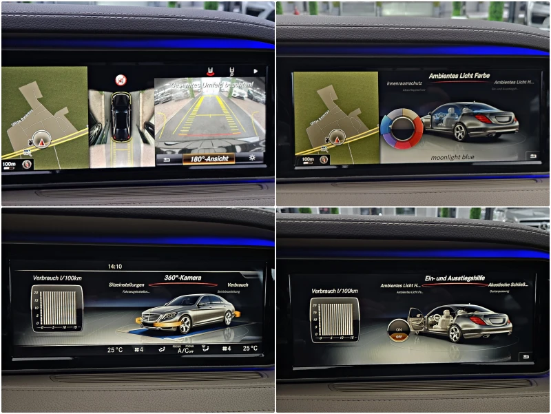 Mercedes-Benz S 350 L/AMG/TVx3/FACE/GERMANY/360CAM/DISTR/AMBI/ПОДГР/LI, снимка 13 - Автомобили и джипове - 52474545