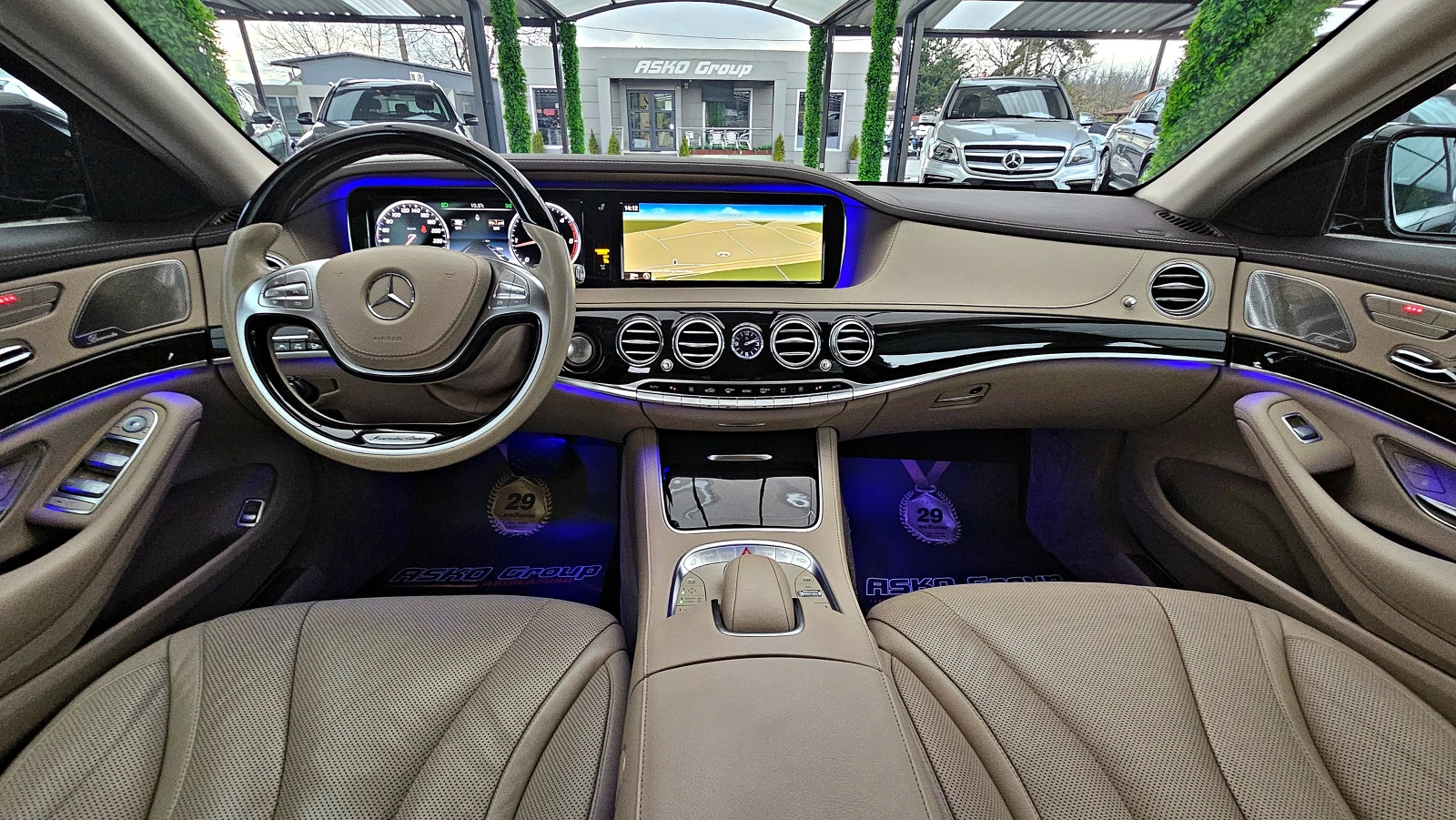 Mercedes-Benz S 350 L/AMG/TVx3/FACE/GERMANY/360CAM/DISTR/AMBI//LI | Mobile.bg   8