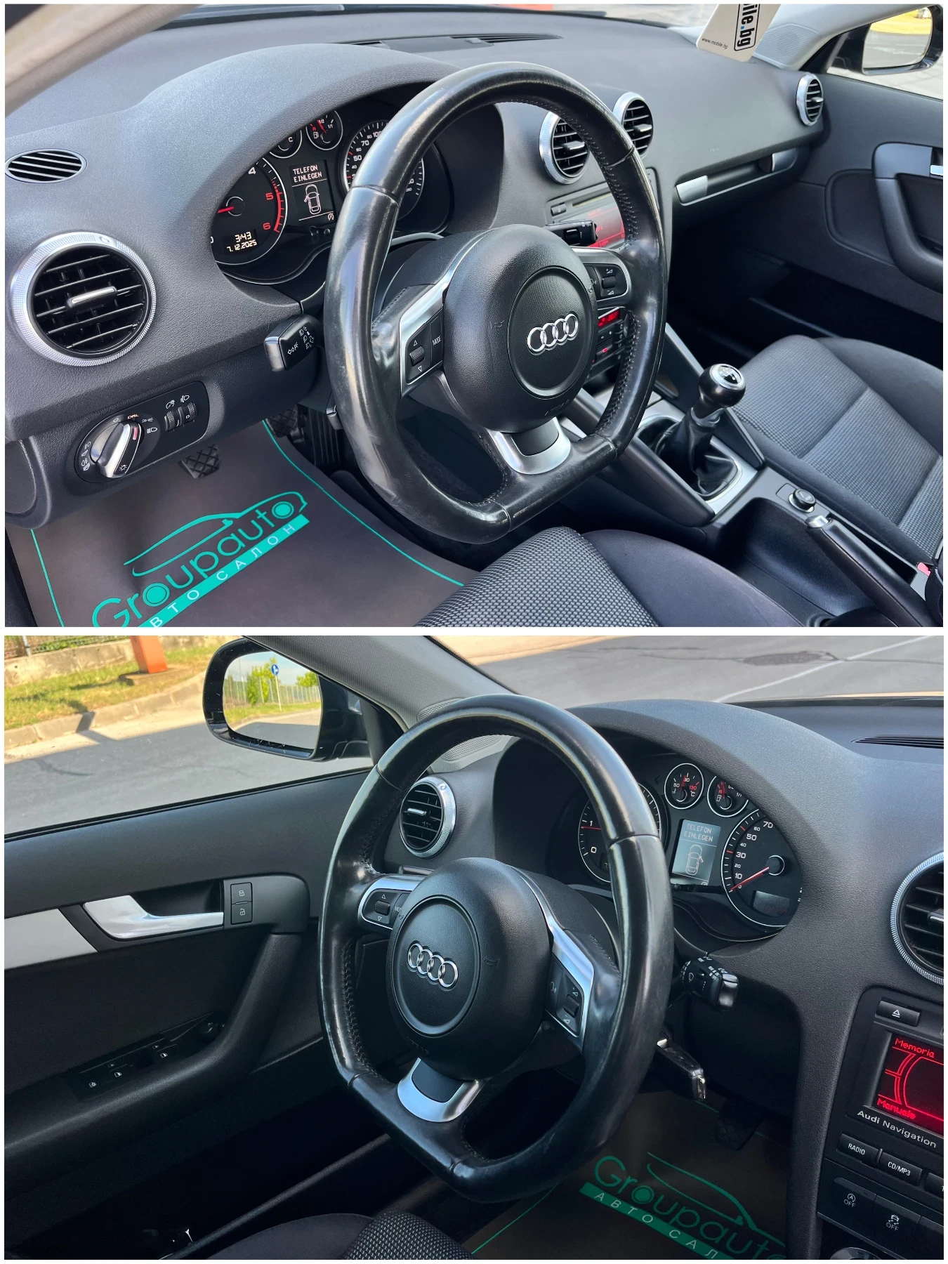 Audi A3 1, 6TDI-150000kм/FACE LIFT/NAVI/ПОДГРЕВ/ТОП!!!, снимка 9 - Автомобили и джипове - 54858214