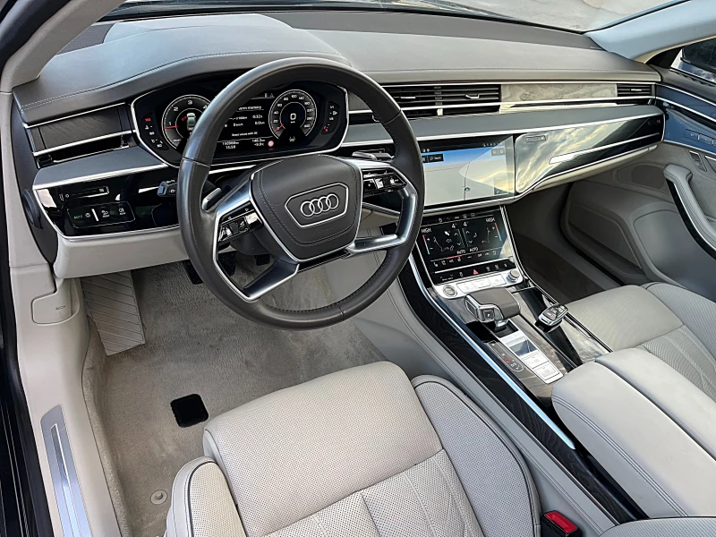 Audi A8 6.0d-LAZER-PANORAMA-DISTRONIK-KAMERA-ДЪЛГА БАЗА-DE, снимка 10 - Автомобили и джипове - 46931800