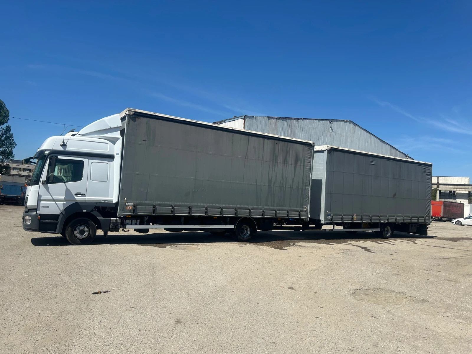 Mercedes-Benz Atego 1223+ ремарке, снимка 5 - Камиони - 54394980