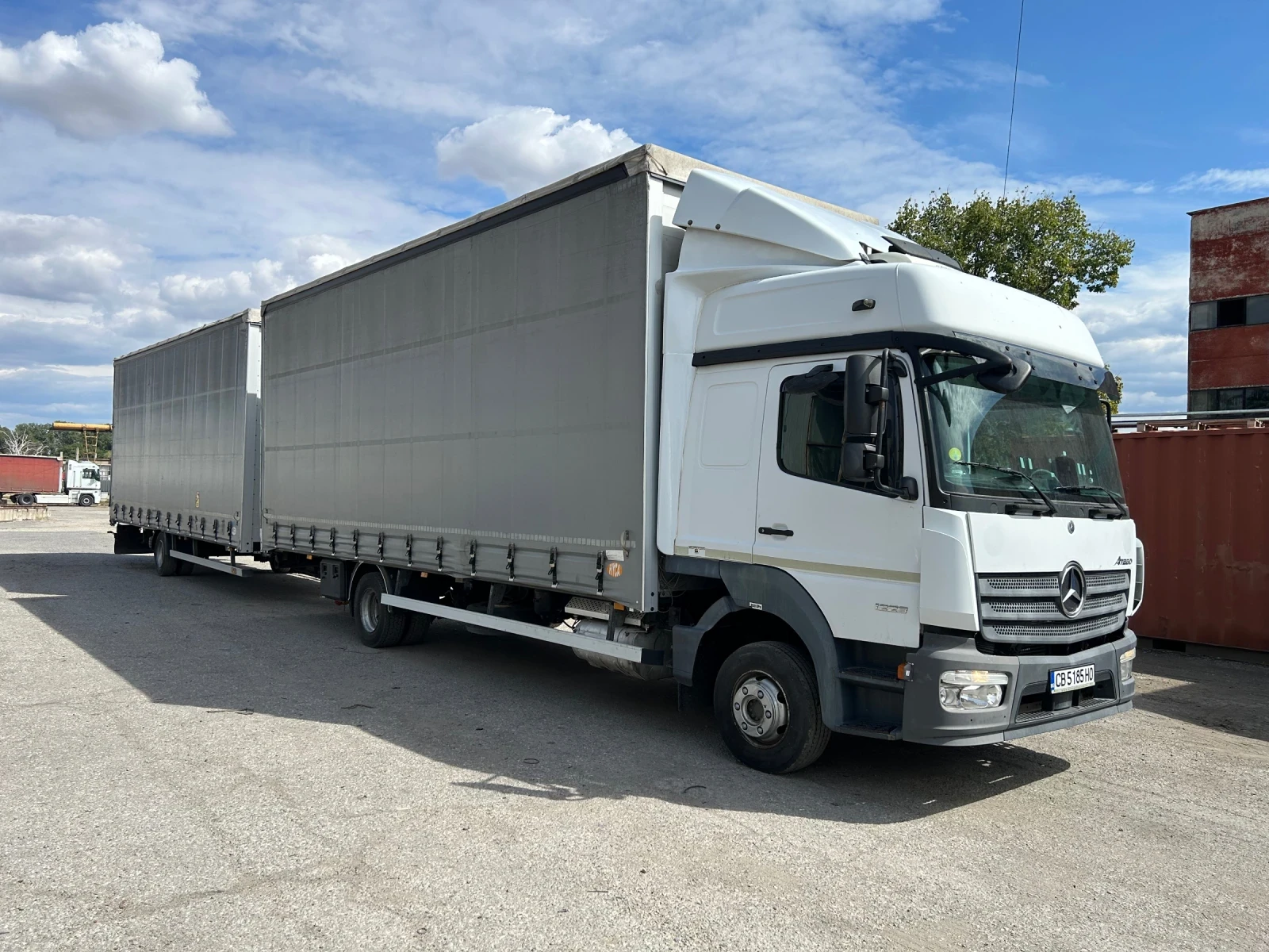 Mercedes-Benz Atego 1223+ ремарке, снимка 15 - Камиони - 56156955