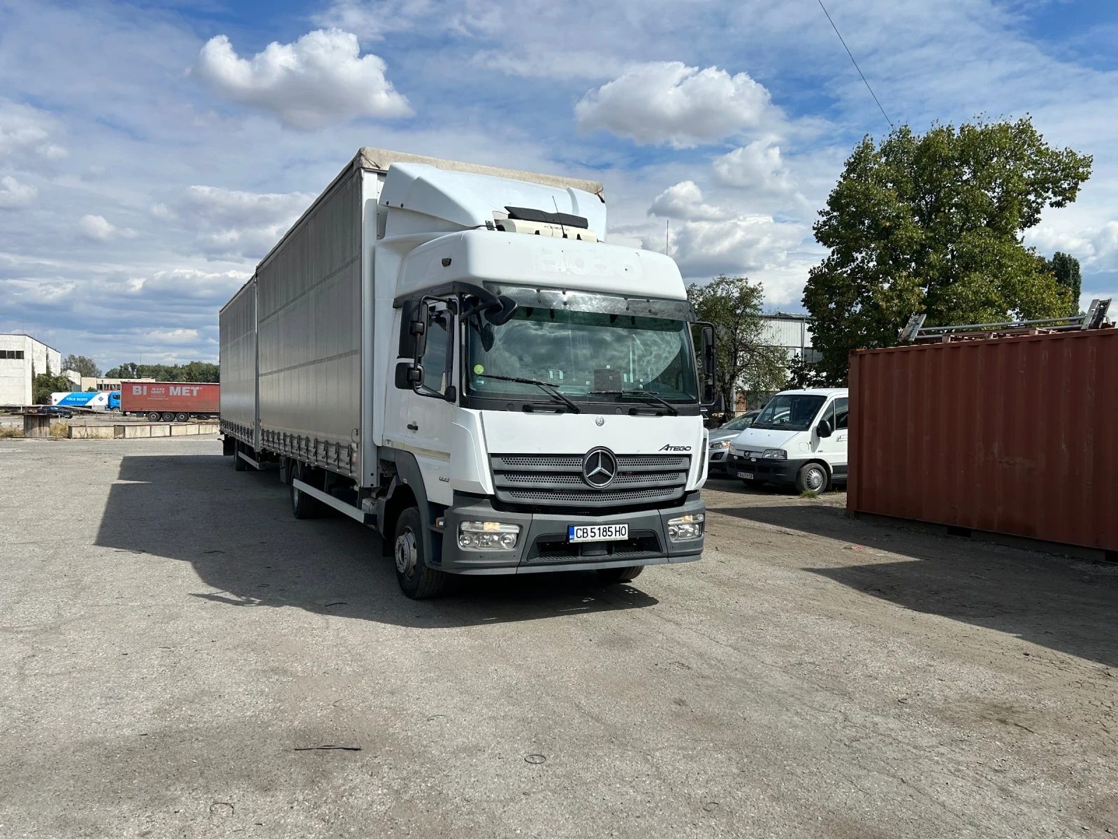 Mercedes-Benz Atego 1223+ ремарке, снимка 14 - Камиони - 56156955