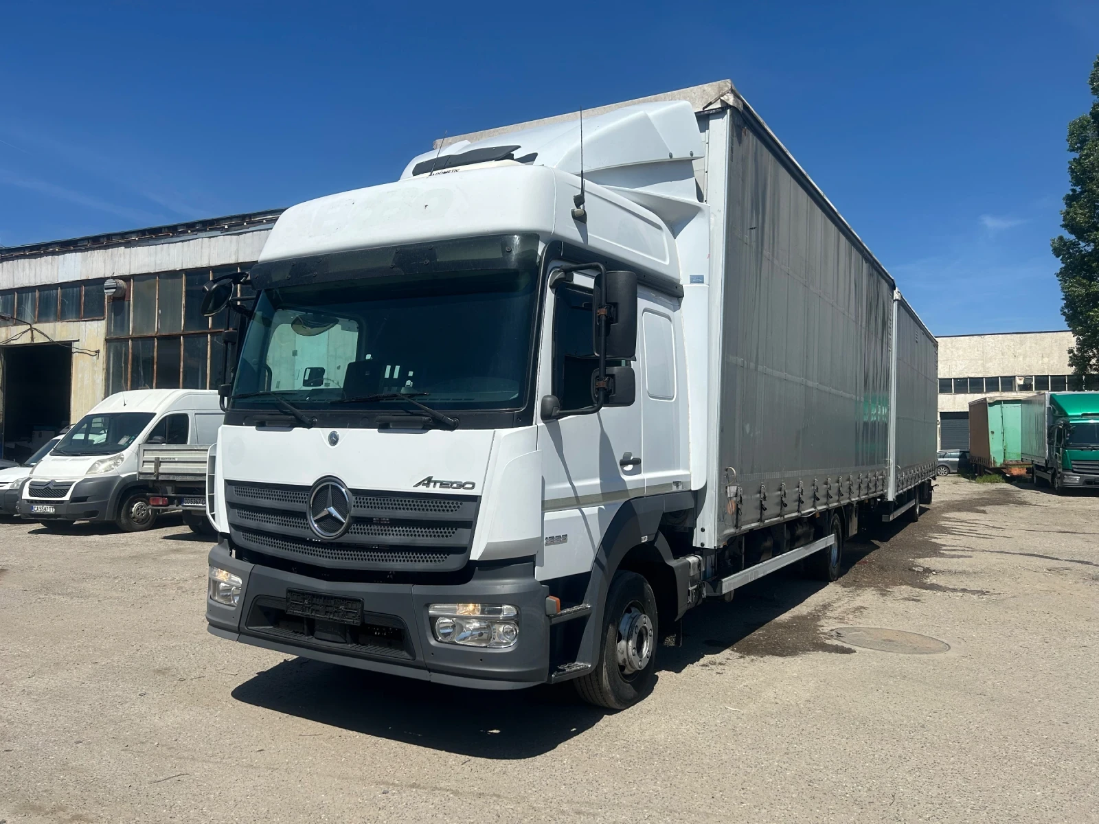 Mercedes-Benz Atego 1223+ ремарке, снимка 2 - Камиони - 54394980