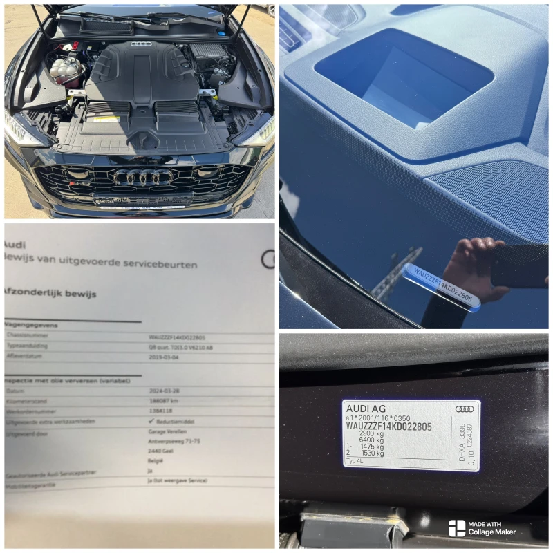 Audi SQ8 50TDI MATRIX CAM360 ПАНОРАМА ВАКУУМ ЦЕНА С ДДС, снимка 17 - Автомобили и джипове - 53509456