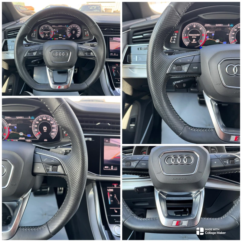 Audi SQ8 50TDI MATRIX CAM360 ПАНОРАМА ВАКУУМ ЦЕНА С ДДС, снимка 12 - Автомобили и джипове - 53509456