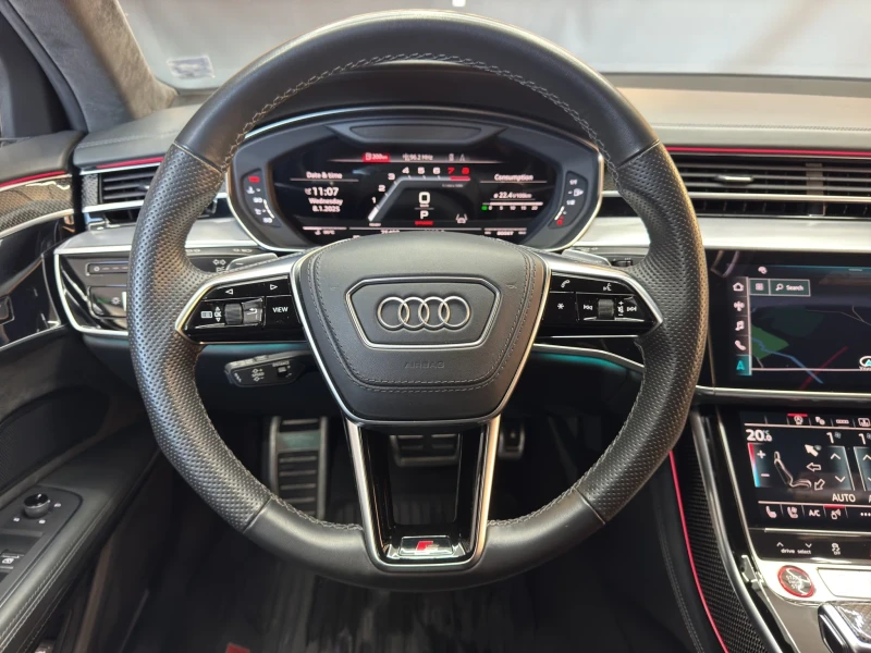 Audi S8 TFSI* CERAMIC* CARBON* BLACK EDITION* B&O* 360* DI, снимка 10 - Автомобили и джипове - 48599164