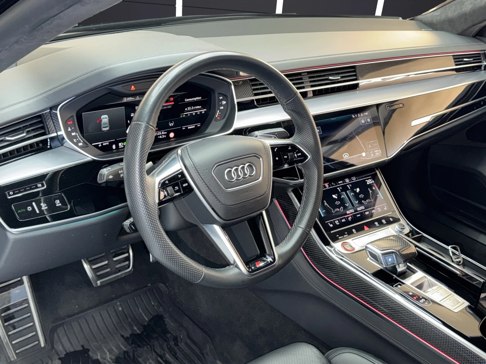 Audi S8 TFSI* CERAMIC* CARBON* BLACK EDITION* B&O* 360* DI - изображение 9