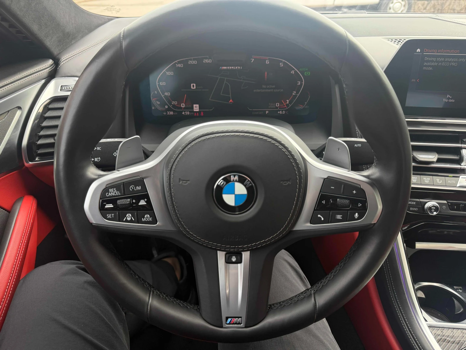 BMW 850 M * CARFAX * АВТО КРЕДИТ * ПРОГНОЗНА ЦЕНА ДО БГ * , снимка 15 - Автомобили и джипове - 54623795