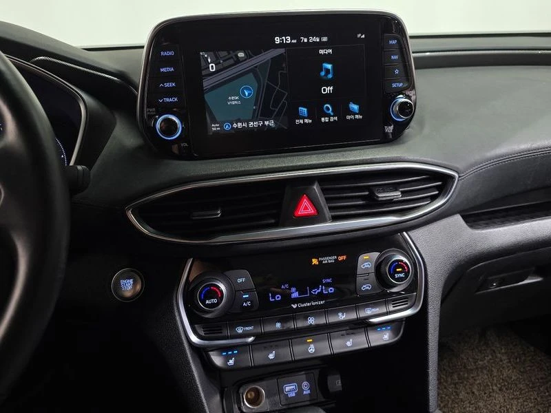 Hyundai Santa fe Gasoline 2.0T 2WD| 235к.с.| ВКЛ.ТЕХНОТЕСТ, снимка 13 - Автомобили и джипове - 55440508
