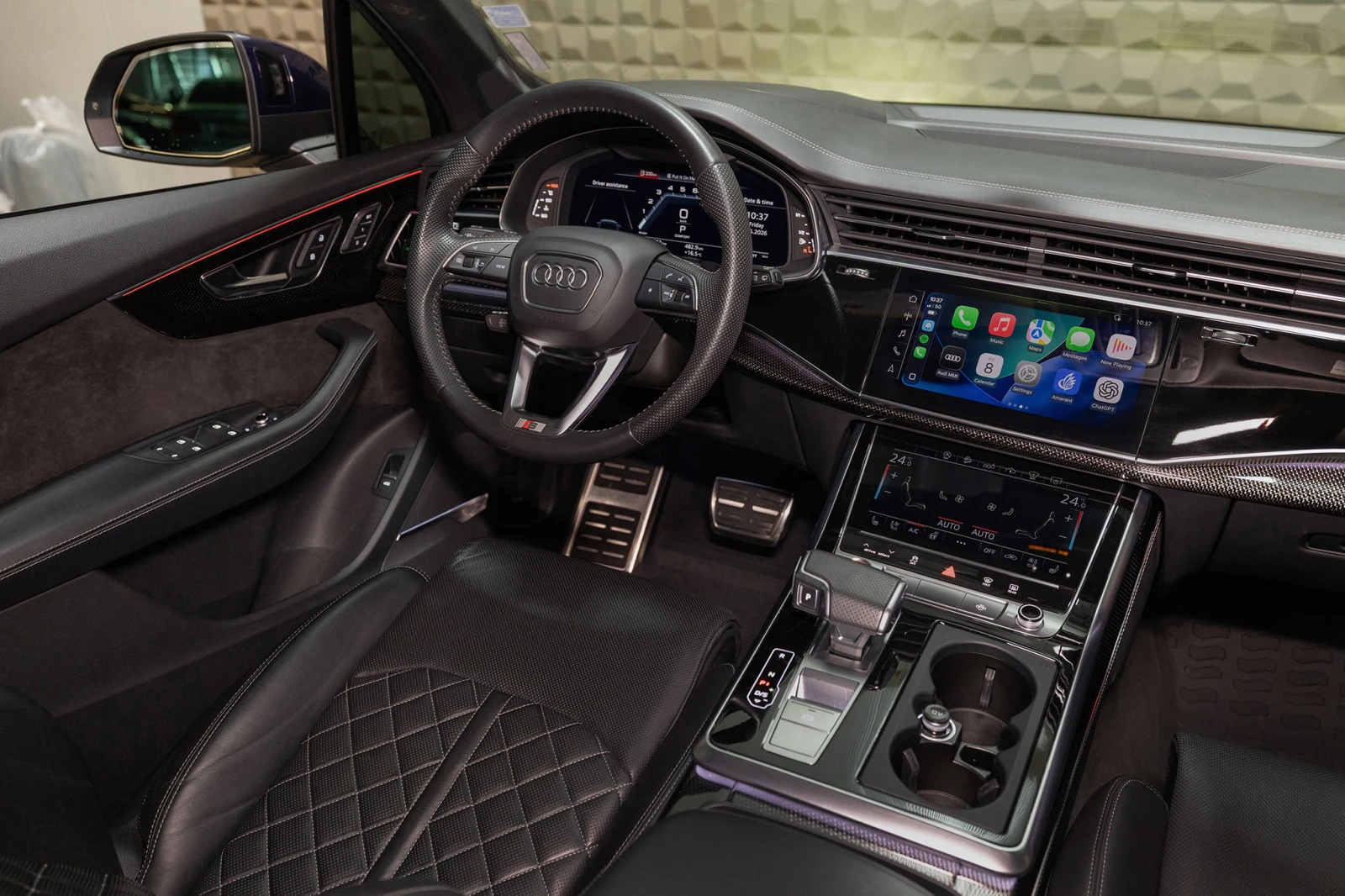 Audi SQ7 4.0TFSI V8* Matrix* BOSE* Завиване на четирите кол, снимка 11 - Автомобили и джипове - 54559681