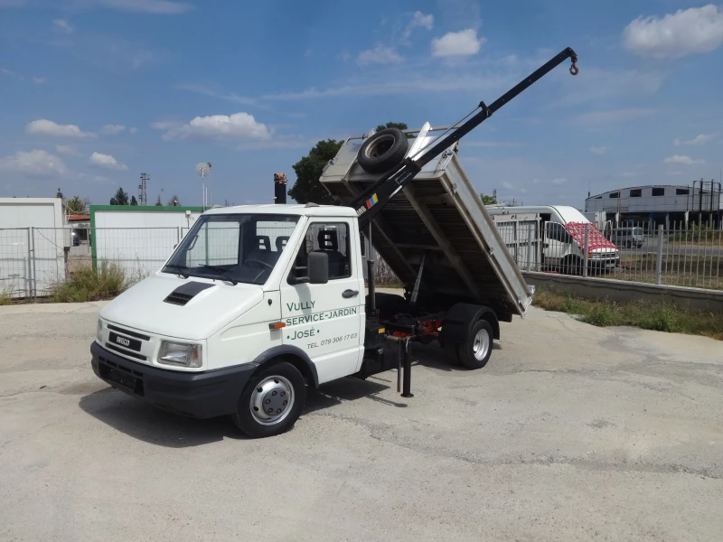 Iveco 3510 самосвал+ кран, снимка 2 - Бусове и автобуси - 47052530