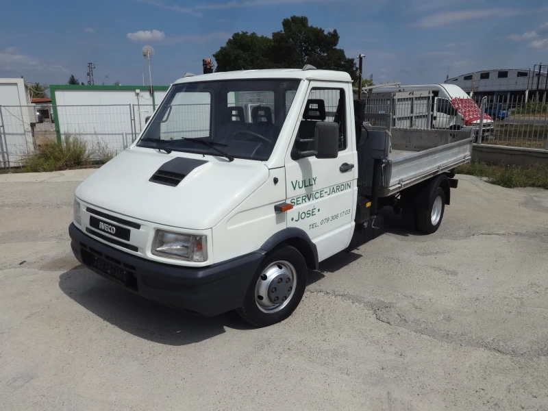 Iveco 3510 самосвал+ кран, снимка 5 - Бусове и автобуси - 47052530