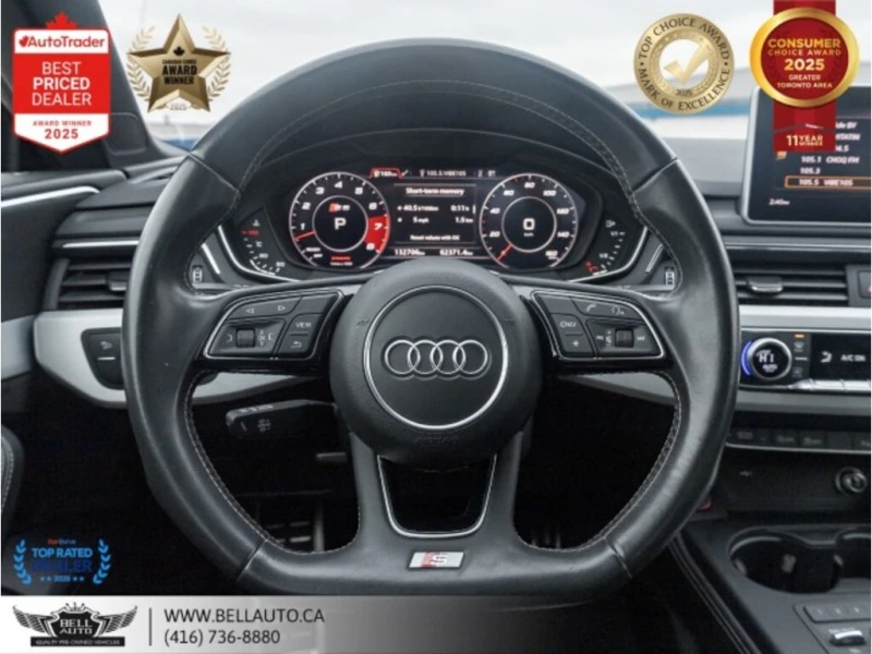 Audi S5 SPORT TECHNIK * * CARFAX * * АВТО КРЕДИТ * * , снимка 10 - Автомобили и джипове - 53599213