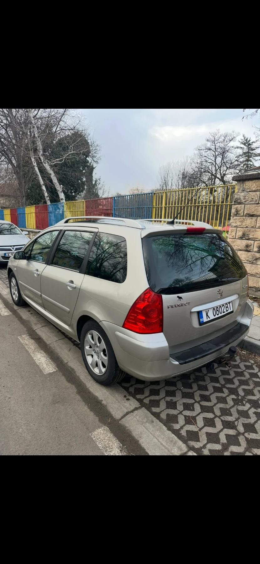 Peugeot 307 Панаромен люк, 7 Места, 1.6 Дизел, Фасе, снимка 5 - Автомобили и джипове - 54005045