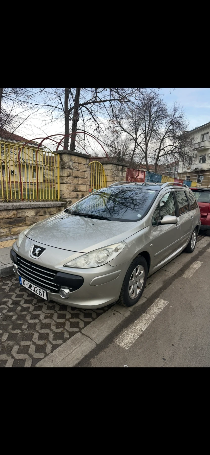 Peugeot 307 Панаромен люк, 7 Места, 1.6 Дизел, Фасе, снимка 3 - Автомобили и джипове - 54005045