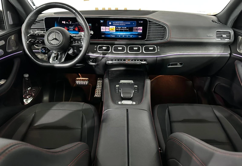 Mercedes-Benz GLE 53 4MATIC + SUV Face* Pano* Burm* Night* 360* Keyless, снимка 9 - Автомобили и джипове - 52752379