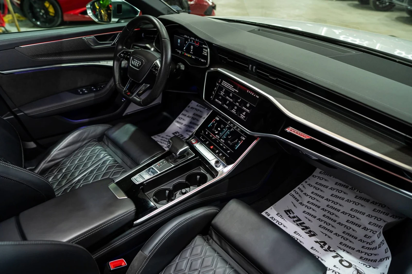 Audi S6 MATRIX QUATTRO CARBON B&O HUD ЛИЗИНГ 100%, снимка 13 - Автомобили и джипове - 55277371