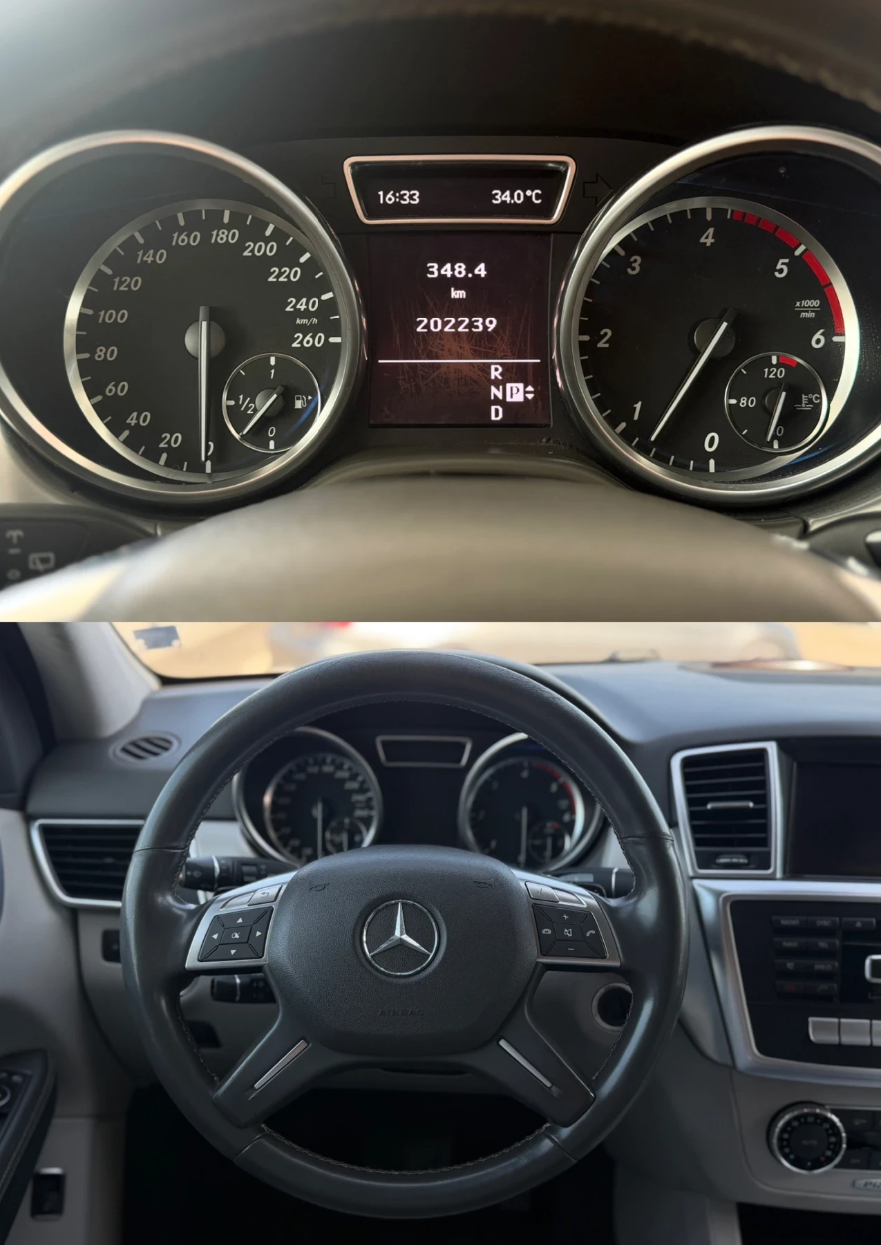 Mercedes-Benz ML 350  4 MATIC / AMG LINE / PANORAMA, снимка 10 - Автомобили и джипове - 55950298