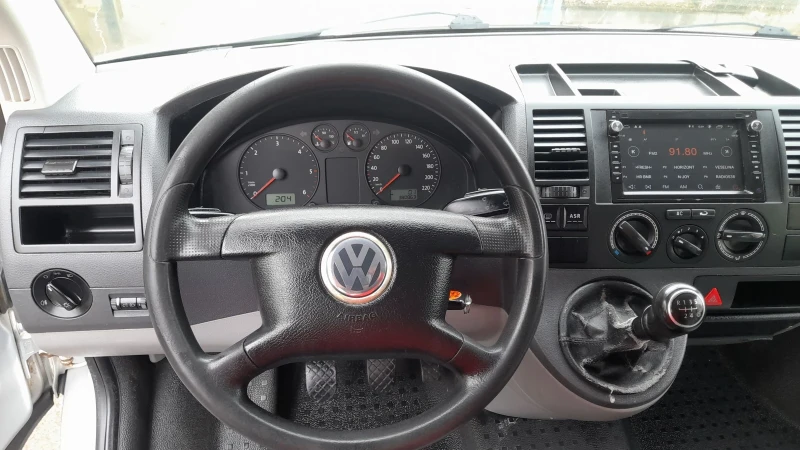 VW Transporter 2.5TDI Klima 131kc , снимка 11 - Бусове и автобуси - 52351546