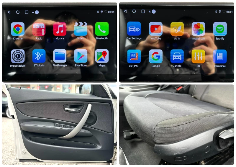 BMW 118 2.0D 143HP 167 000KM ANDROID EU5A, снимка 14 - Автомобили и джипове - 53500526