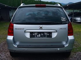 Peugeot 307 FACE LIFT-2.0HDI-136кс-КОЖА-ПАНОРАМА-АВТОМАТ-КЛИМА, снимка 4