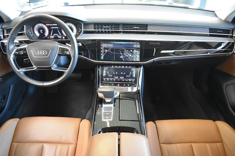 Audi A8 50TDI/286HP/QUATTRO/SPORTPACK/LASER/PANO/360 /816b, снимка 10 - Автомобили и джипове - 49283476