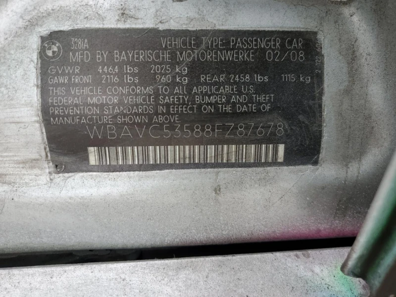 BMW 328 328 I SULEV - 1100 USD - 51076697 | Car24.bg