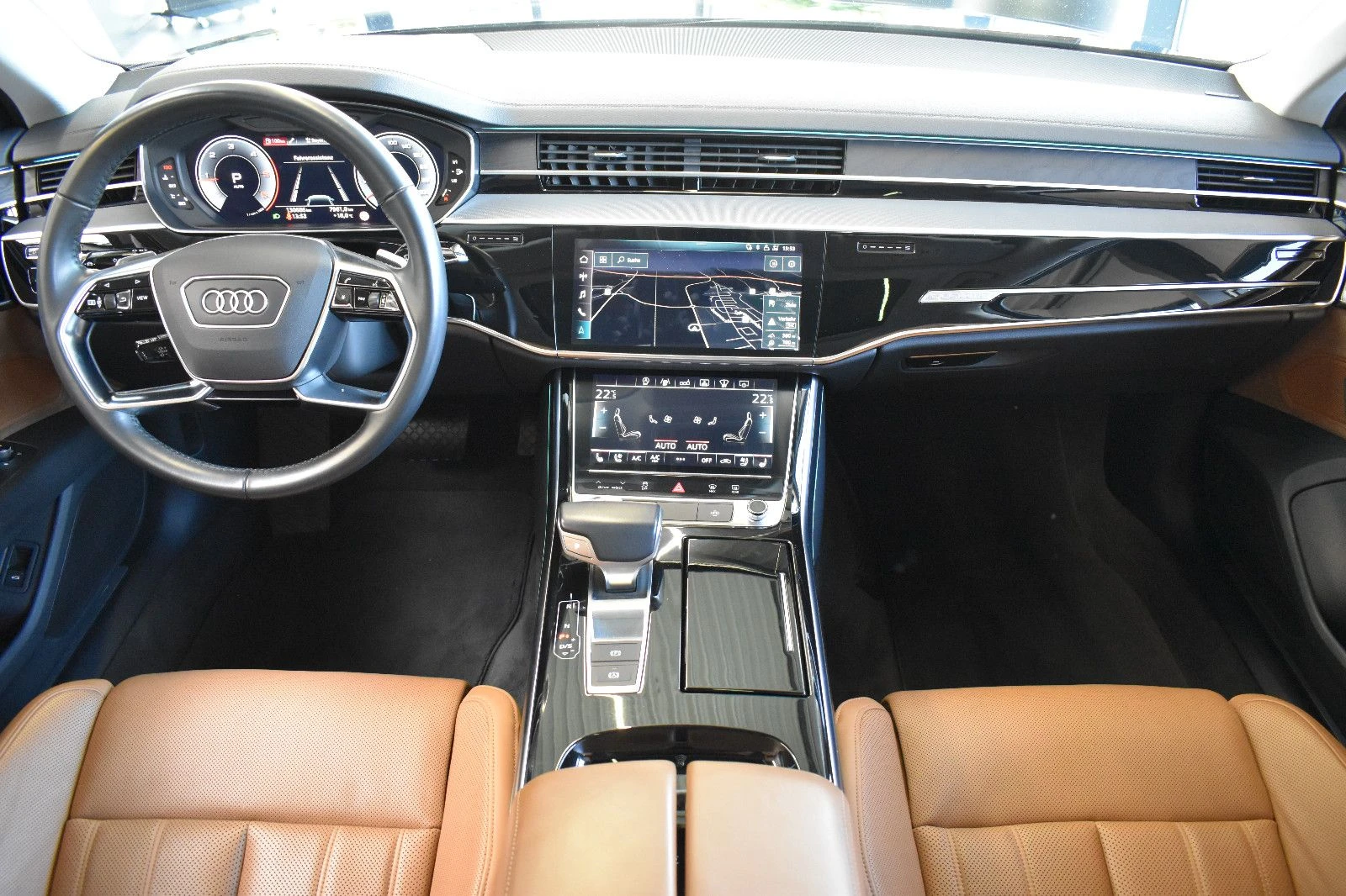 Audi A8 50TDI/286HP/QUATTRO/SPORTPACK/LASER/PANO/360 /816b - изображение 10