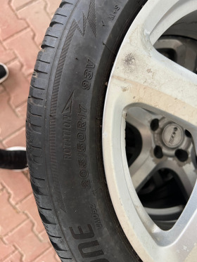 Гуми с джанти Bridgestone 205/50R17, снимка 3 - Гуми и джанти - 46790490