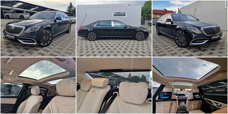 Mercedes-Benz Maybach S560/L/TVx3/HEAD/ВАКУМ/KEYLES/BURMEST/NIGHT/PANO/L, снимка 15 - Автомобили и джипове - 46967566