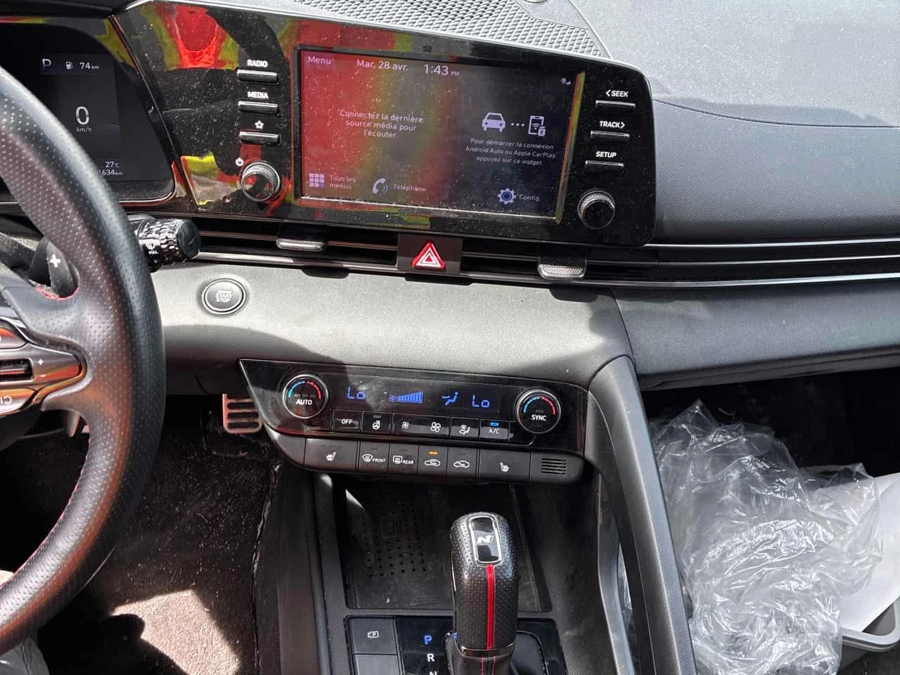 Hyundai Elantra * N Line * CARFAX * ПОДГРЕВИ * КАМЕРА * , снимка 9 - Автомобили и джипове - 54470476