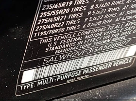 Land Rover Range rover 3.0L V-6 DI, DOHC, VVT, SUPERCHARGER, 340HP 4X4, снимка 9