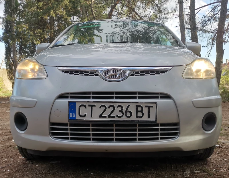 Hyundai I10 1.2 - 4цил. 78к.с. - реални километри, климатик, снимка 2 - Автомобили и джипове - 47611819