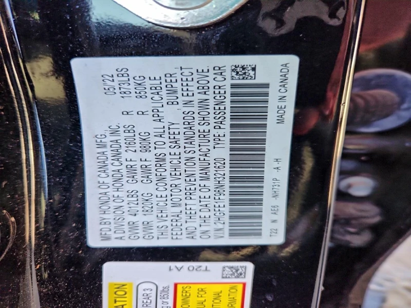 Honda Civic 1.5l Touring, снимка 12 - Автомобили и джипове - 53190357