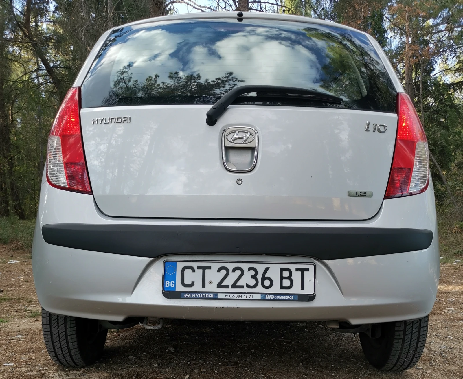 Hyundai I10 1.2 - 4цил. 78к.с. - реални километри, климатик - изображение 10