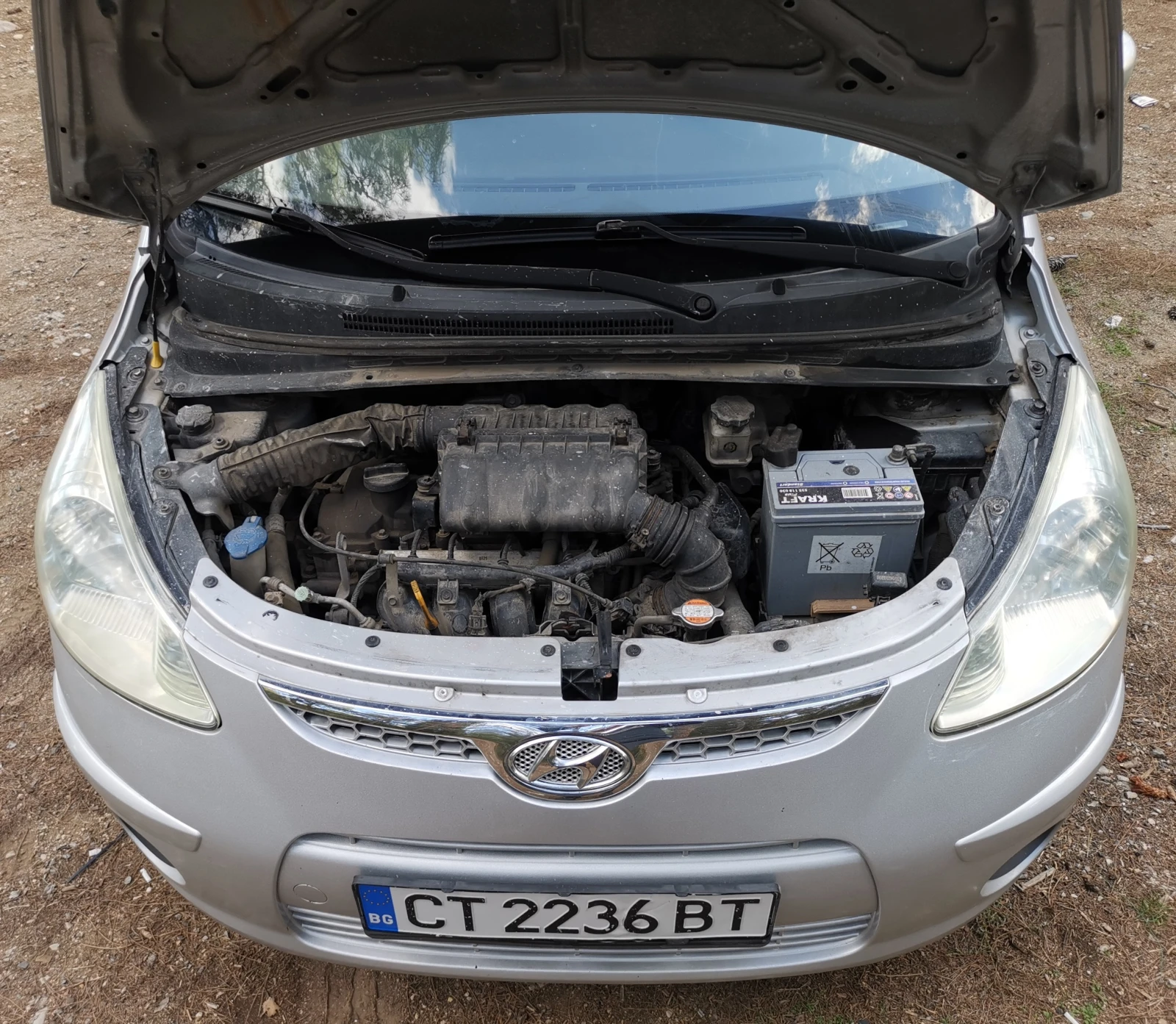 Hyundai I10 1.2 - 4цил. 78к.с. - реални километри, климатик - изображение 3